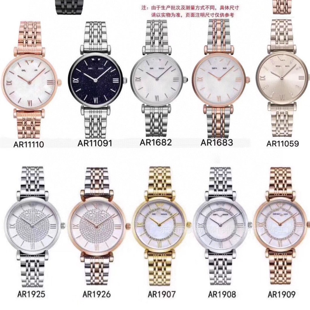 阿时尚满天星石英手表AR原装满钻钢带女表厂家直销外贸watch