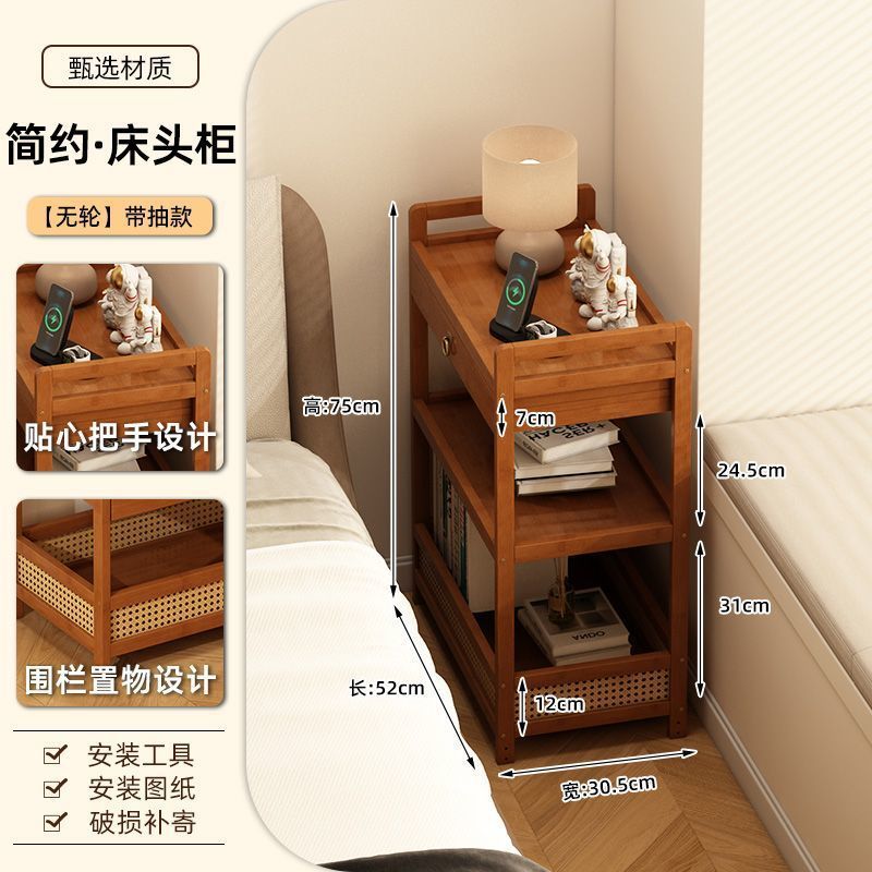 中古小推车零食收纳架餐厅客厅可移动茶几沙发侧边置物架家用桌子|undefined