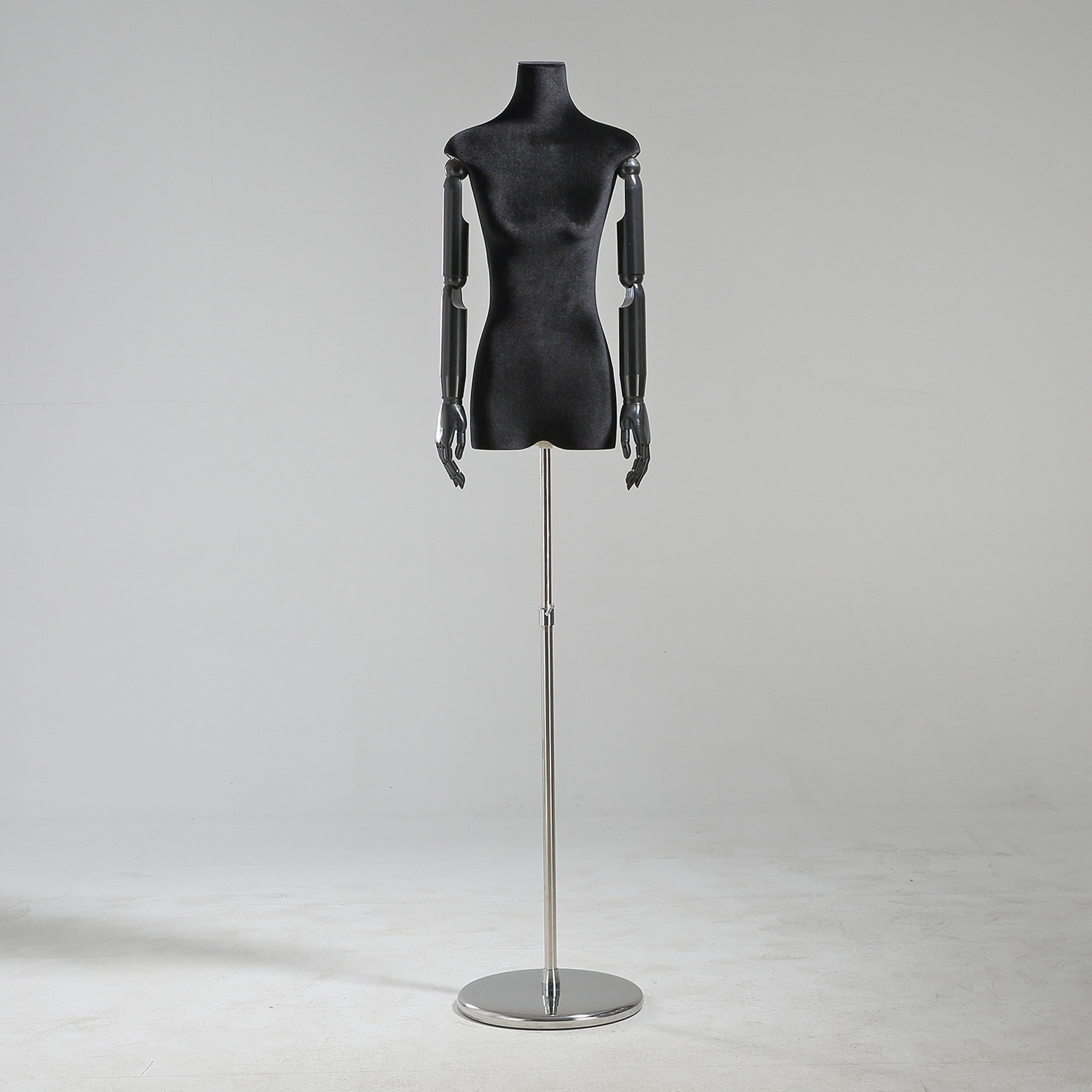 Modelo de tienda de ropa estante de exhibición de terciopelo pecho plano cuerpo plano ropa de mujer modelo de busto accesorios ventana estante modelo de plataforma image 29