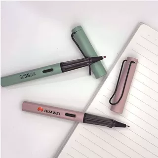 办公用品中性笔塑料签字笔学生黑色水性笔0.5mm子弹头刷题笔定制