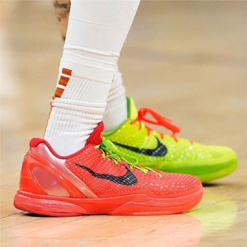 コービー 6 世代バスケットボールシューズ Kobe6 リバースグリーンスパイダーマンドジャース耐摩耗性滑り止め衝撃吸収夏の男性と女性のスポーツシューズ|undefined