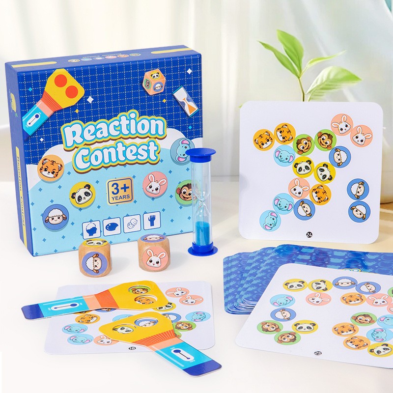 Competencia de reactividad, ejercicio infantil, entrenamiento de atención y concentración, juegos de mesa para niños de 3 a 6 años, juguetes interactivos image 7