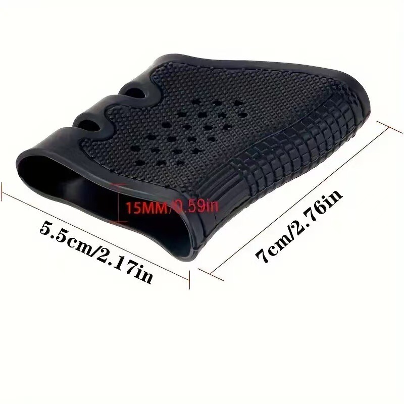 跨境 temu Glock手把防滑套G17 G18 G19通用硅胶战术快拔套防滑套|undefined