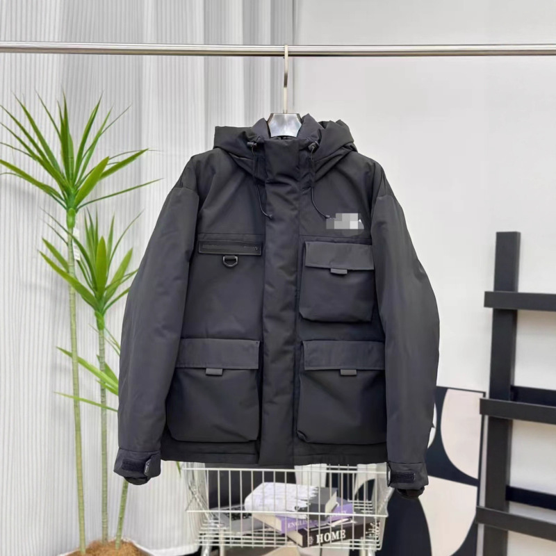 莆田高质量北家工装羽绒服多口袋男款女户外运动冬季保暖抗寒外套|undefined