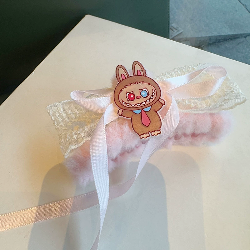 Children's hairgrip with bow, funny cute shark, hair accessory