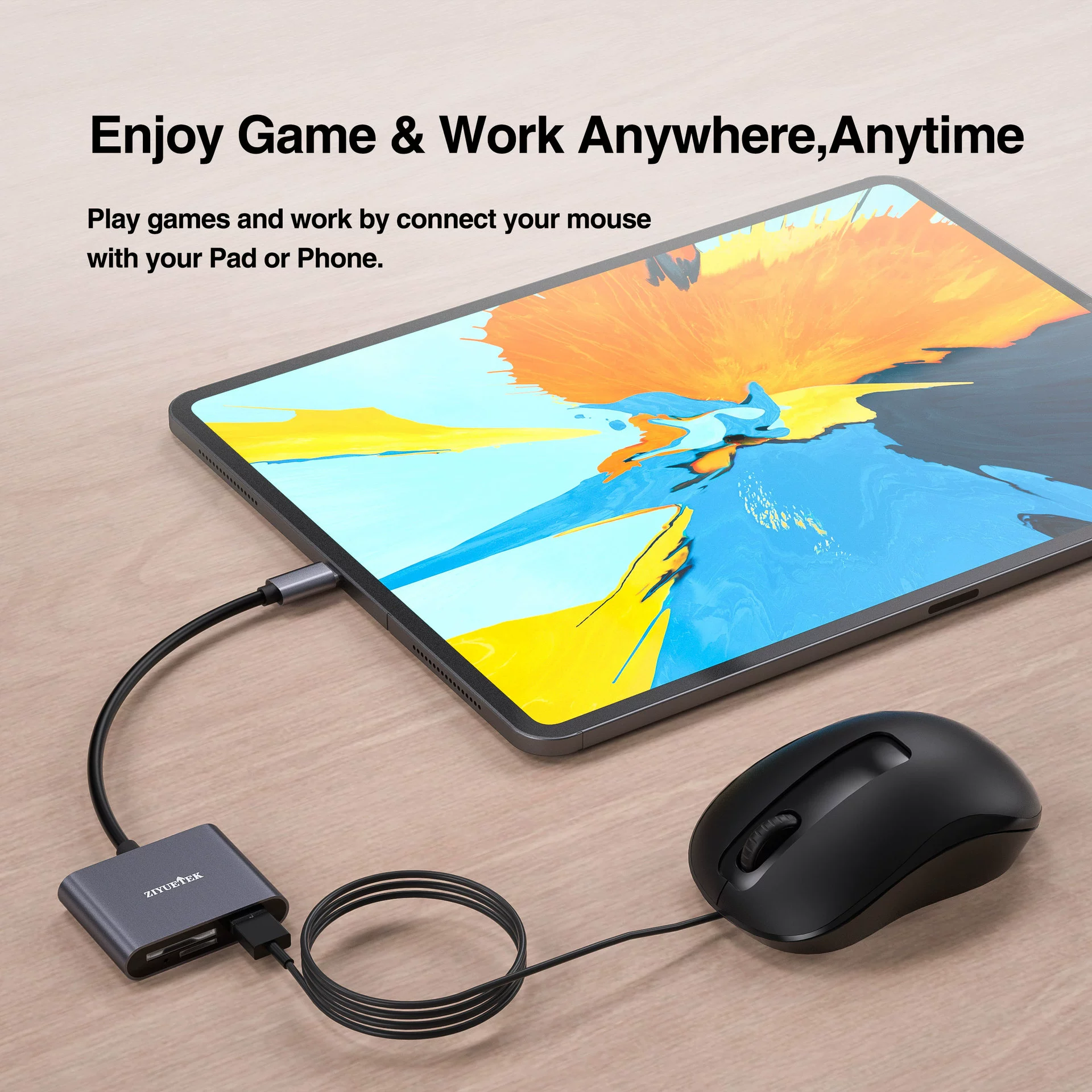 Type C reader USB C TO USB+SD/Micro SD Card Reader OTG Card Reader