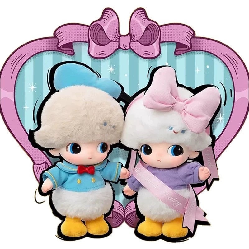 Плюшевый брелок-сувенир Bubble Mart DIMOO WORLD Disney Series Vinyl Plush Keychain Blind Box Trendy Gift