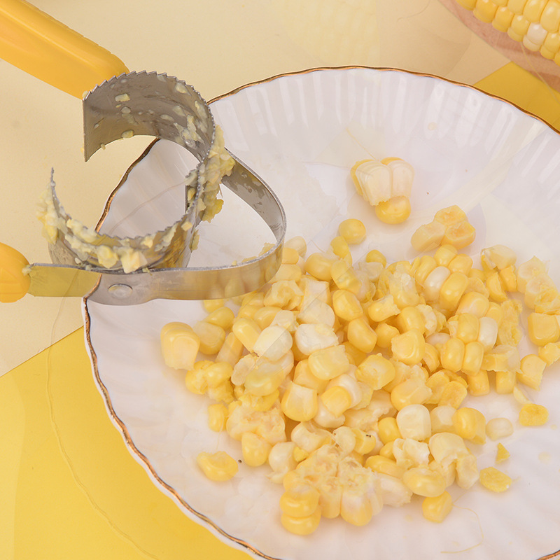 Practical maíz planador creativo gadget de cocina hotel casero manual maíz planador de acero inoxidable triturador de maíz