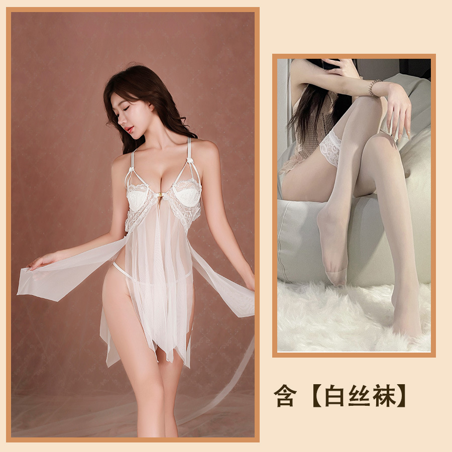 흰색 + 흰색 스타킹