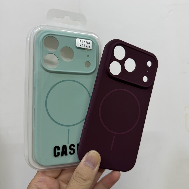 17Promax Integrated Silicone Camera Button Magnetic Phone Case Suitable for Apple 16 Full-Cover Camera Protection Case 17Promax Integrated Silicone Camera Button Magnetic Phone Case Suitable for Apple 16 Full-Cover Camera Protection Case