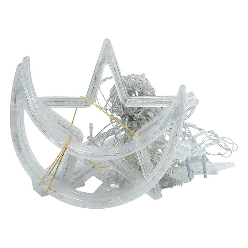 Фабрика оптовая светодиодная звезда луна огни маленькие огни звезды луны оконные огни открытый кемпинг двор декоративные огни