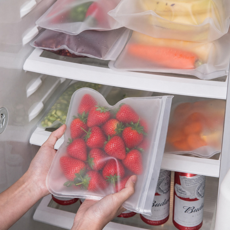 Spot wholesale PEVA food storage bag sandwich preservation bag refrigerator snack freezer bag frosted seal EVA Spot wholesale PEVA food storage bag sandwich preservation bag refrigerator snack freezer bag frosted seal EVA