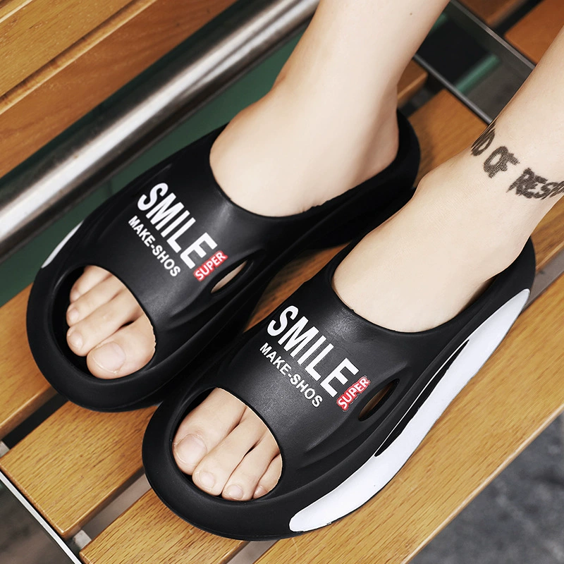 Мужские пляжные шлепанцы больших размеров, толстоподошвенные, из ЭВА, для дома, улицы и отдыха