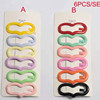 Wholesale various children's candy color water droplets bb clipper baking lacquer clamps simple card