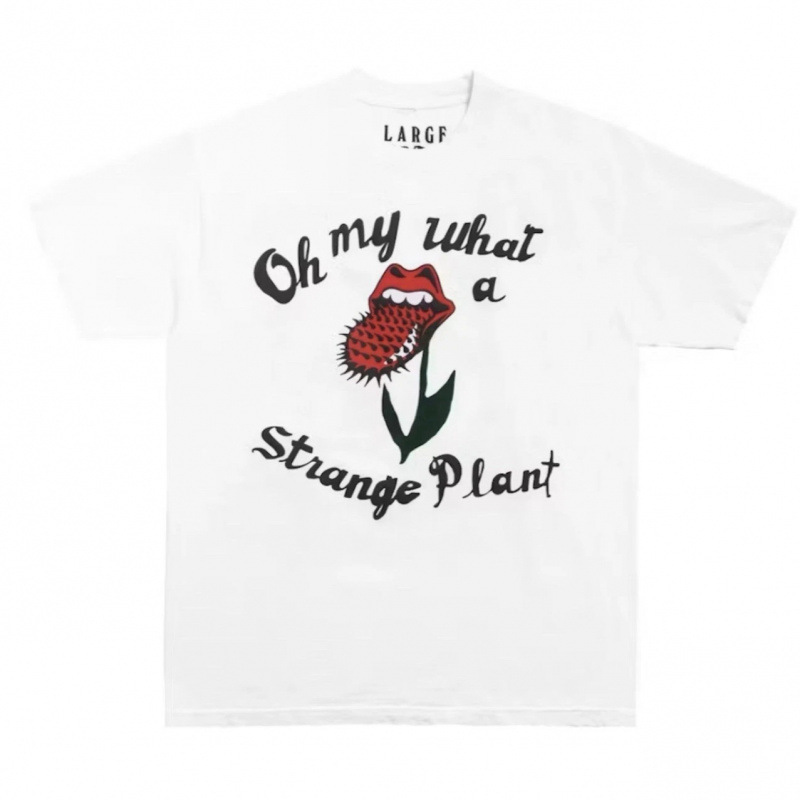 2026 Summer Model Rolling Stones (Strange Plants) T-Shirt American Retro High Street Cool Short-Sleeved Men's T-Shirt