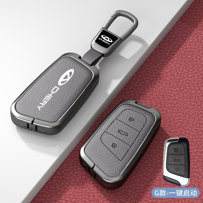 G 모델 회색 아연 합금 쉘 + 자동차 로고 사각형 버클