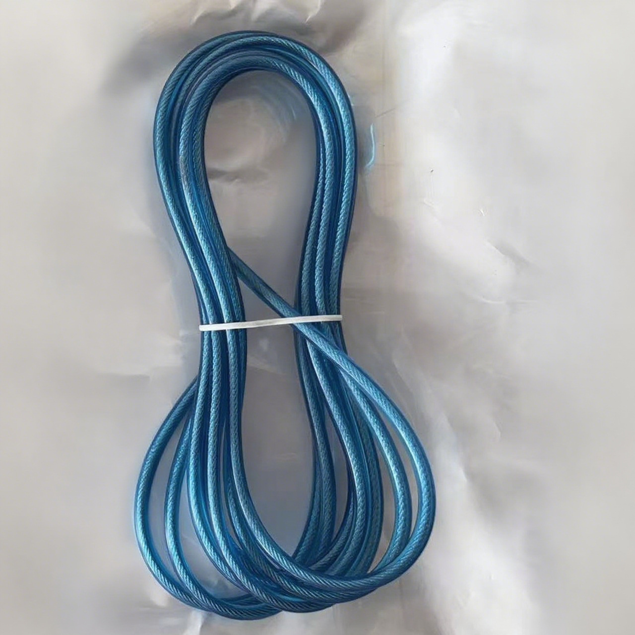 4.5mm 스틸 와이어 로프(투명 파란색)