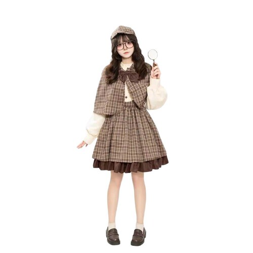 Halloween Sherlock Holmes movie character costume cosplay detective set performance outfit