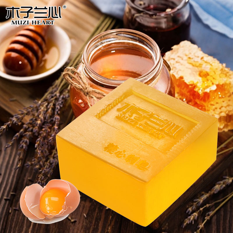 Honey handmade soap, wood rose heart essential oil soap, face washing soap, bath soap, student cleaning factory 