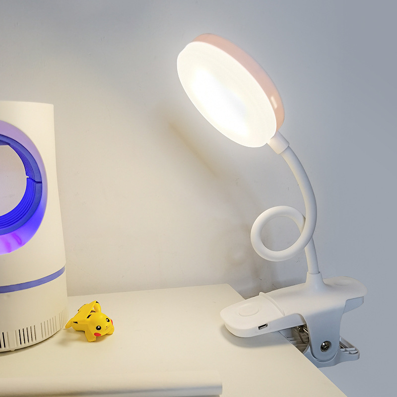 Manufacturer's Touch LED Charger Clip Desk Lamp Student Reading USB Eye-Caring Desk Lamp Night Light Gift