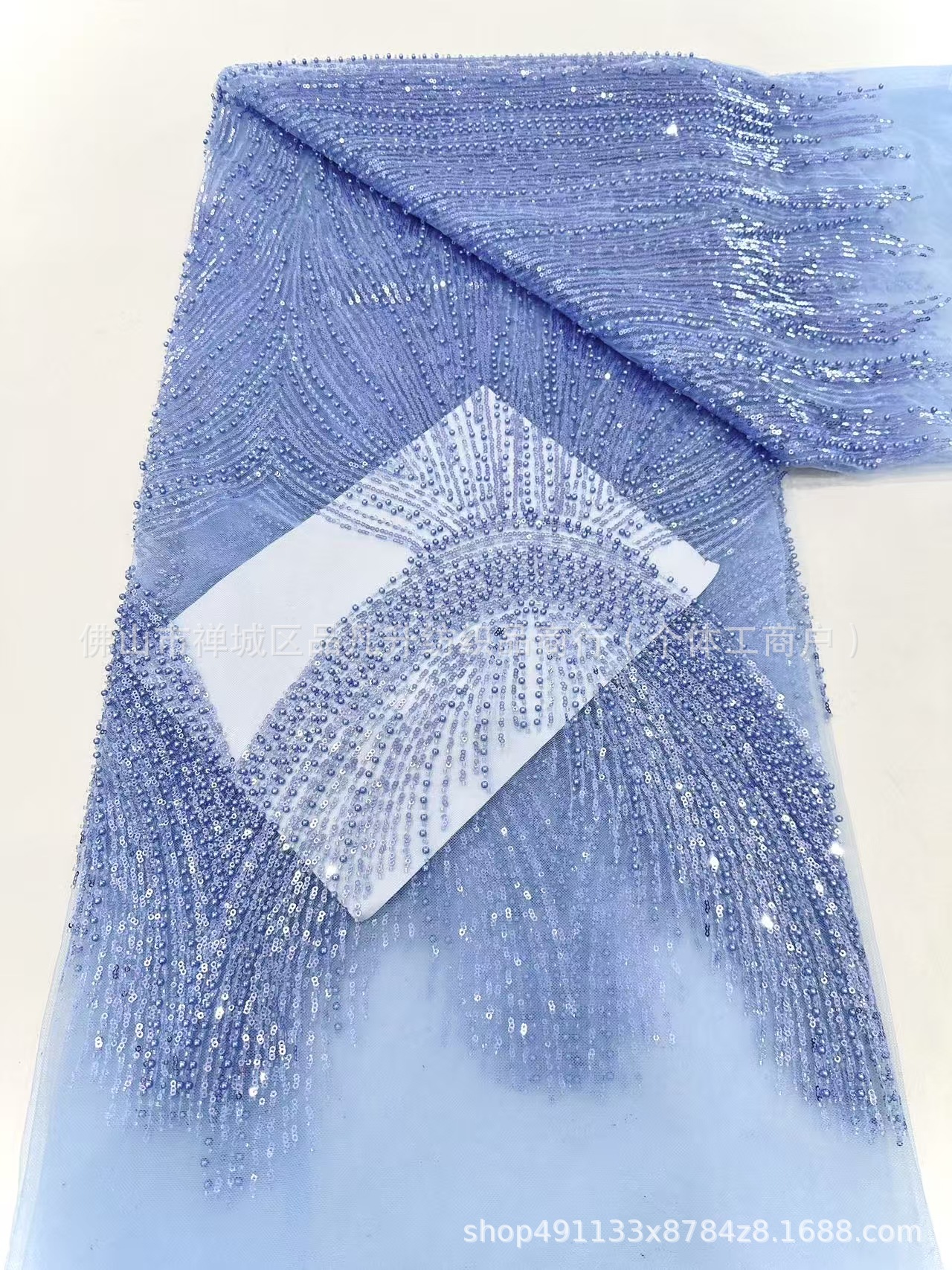 Tejido bordado de flores, tejido de sequinilla, tejido de boda, tejido bordado de sequinilla, fábrica de tejido bordado en stock al por mayor