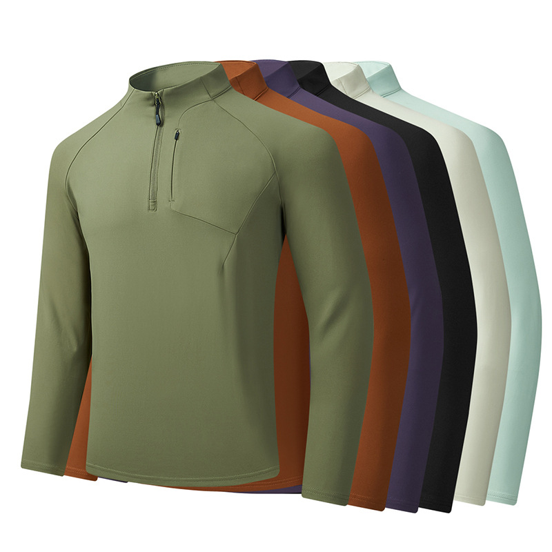 批发跨境大码男士拉链立领长袖酷森拉绒卫衣鸟家休闲长袖柔软舒适