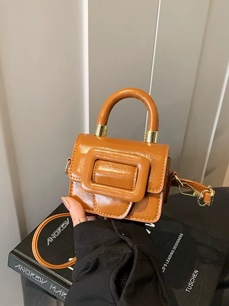 2026 Spring Children's Bags Stylish Princess Versatile Commuter Small Square Bag Fashion Trend Single Shoulder Crossbody Bag