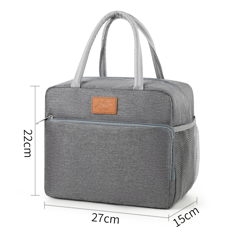 Nuevo paquete de aislamiento térmico transfronterizo, paquete de picnic portátil, bolsa de almuerzo impermeable de aluminio, bolsa de almuerzo al trabajo y bolsa de almuerzo a la escuela.