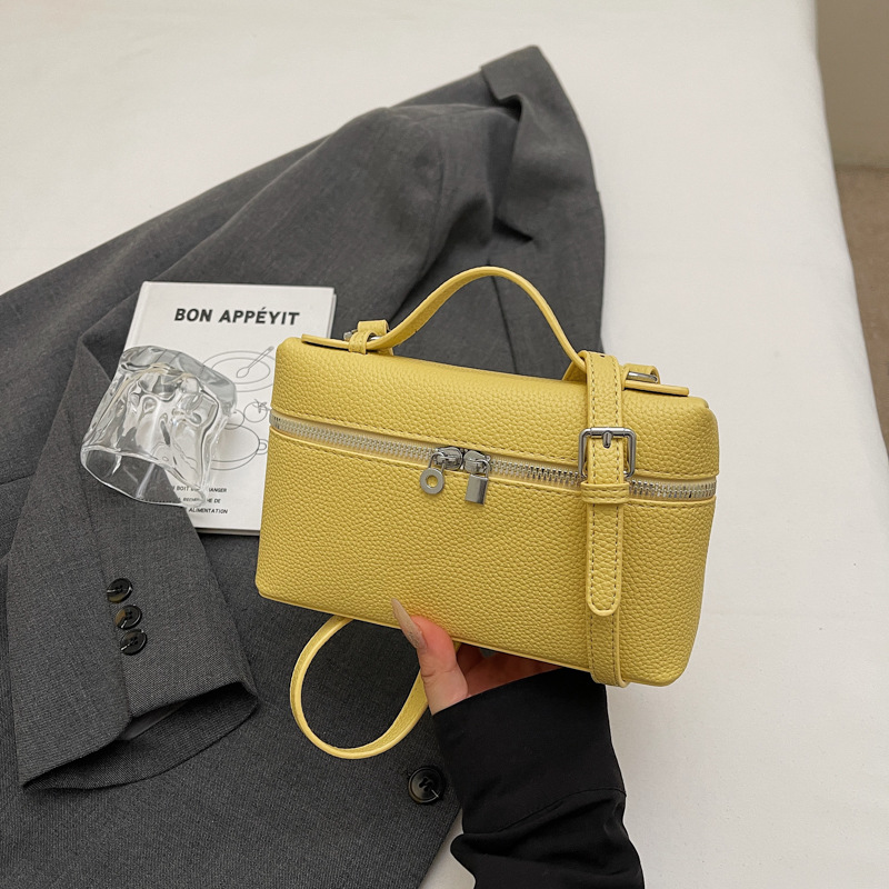 Coreana alta sensación bolso de mano pequeño bolso cuadrado para mujeres 2026 nueva moda estilo exterior ocio bolso de hombro