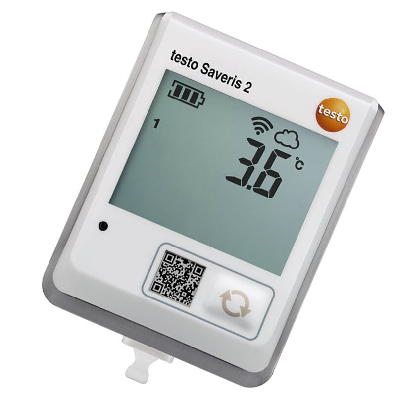 Testo Saveris 2-H1 WiFi temperature and humidity recorder/monitoring system with display and Testo Saveris 2-H1 WiFi temperature and humidity recorder/monitoring system with display and
