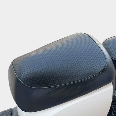 DM seat cushion cover, Electric car cushion - new-national-standard-sun-proof-and-waterproof-black-checkered-pattern-front-seat-cover