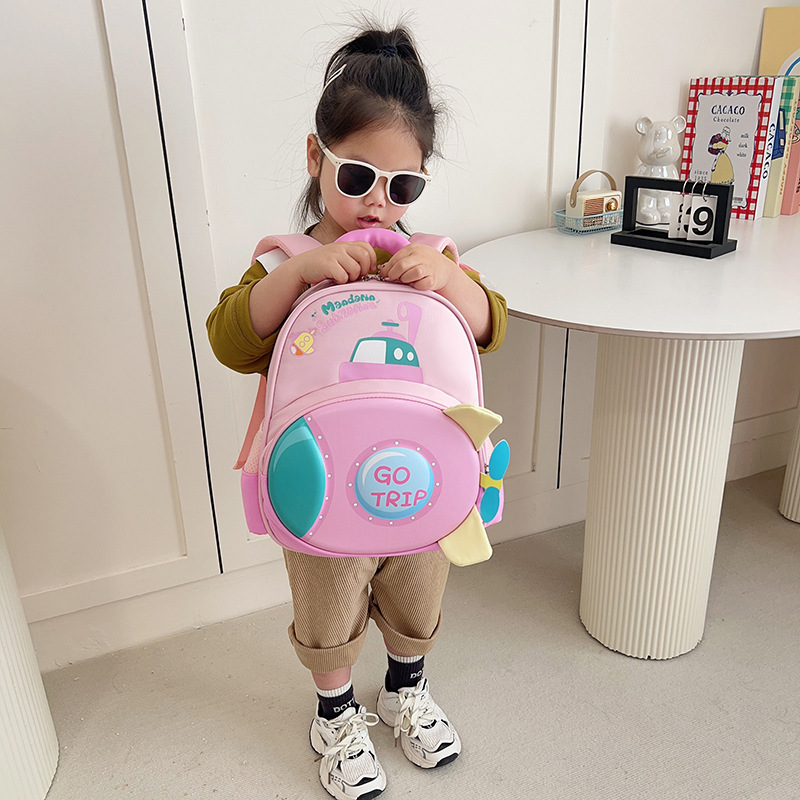 Mochila escolar para niños de jardín de infantes Mochila de concha dura 3D de dibujos animados 3-6 años preescolar niños y niñas Mochila escolar para niños