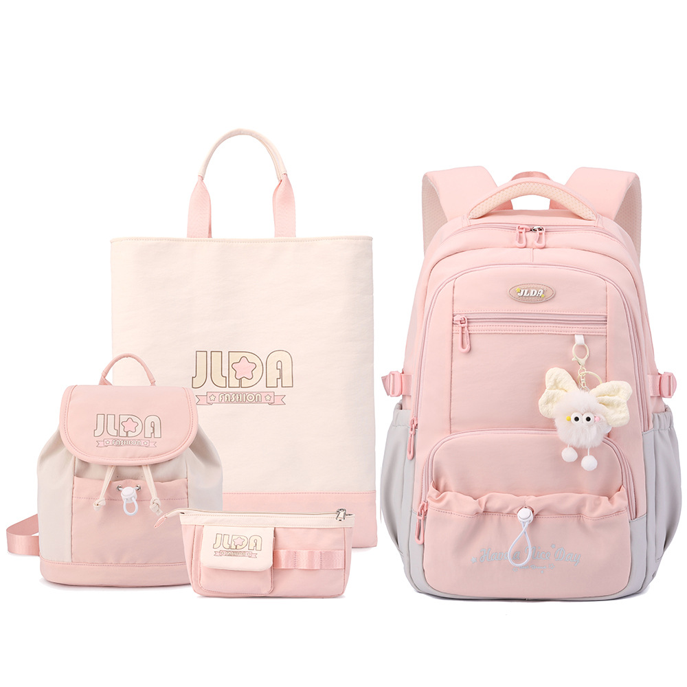 Nueva mochila para estudiantes de secundaria, mochila de viaje de ocio ultraligera para mujer, mochila para estudiantes transfronterizos de gran capacidad para estudiantes universitarios