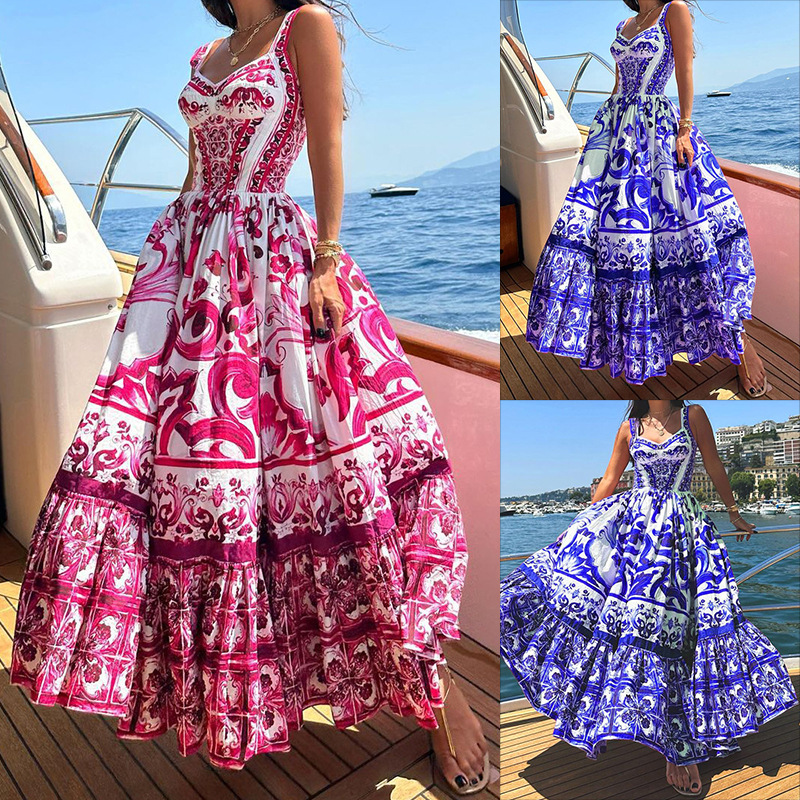 FD1460 Dress in Royal Blue