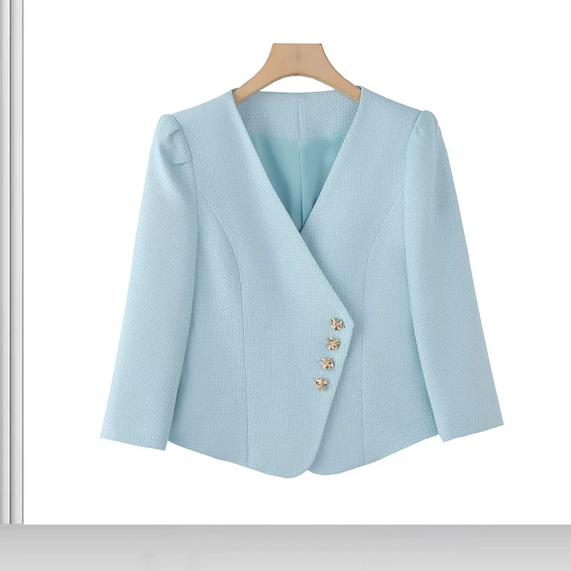 Spring summer short elite jacket, Chanel style, Chinese style, for teenagers