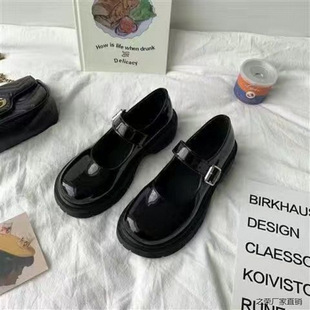 Japanese Style Mary Jane Small Leather Shoes Female Student Bow Retro British Style 2025 New Spring Summer Thin Glory