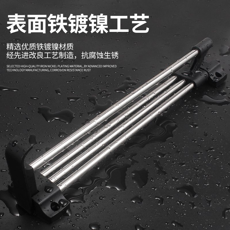 Gudi percha de ropa armario retráctil percha superior percha de ropa guardarropa Push-Pull móvil barra transversal