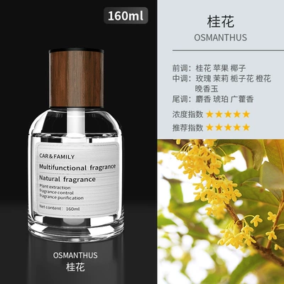 Aromatherapy Gardenia Car Perfume: Car Perfume Aromatherapy - 1-bottle-pearwood-osmanthus-super-large-capacity-160ml