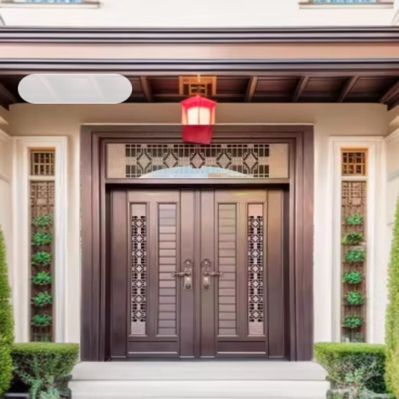 Villa Entrance Door, Home Anti-Theft Door, Entry Door, Roman Column Door, Self-Built House Double Door Villa Entrance Door, Home Anti-Theft Door, Entry Door, Roman Column Door, Self-Built House Double Door