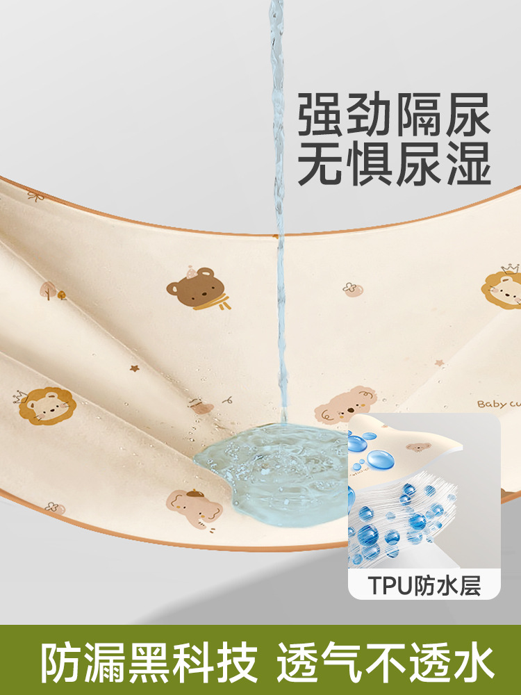 Baby Changing Pad, Class a Maternal and Infant Grade, Waterproof, Breathable, Washable, Large Size Baby Bed Sheet, Menstrual Pad, Period Pad 3