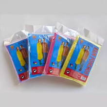 一次性雨衣厂家批发1532四合扣加厚全新料旅游登山外贸白色英文