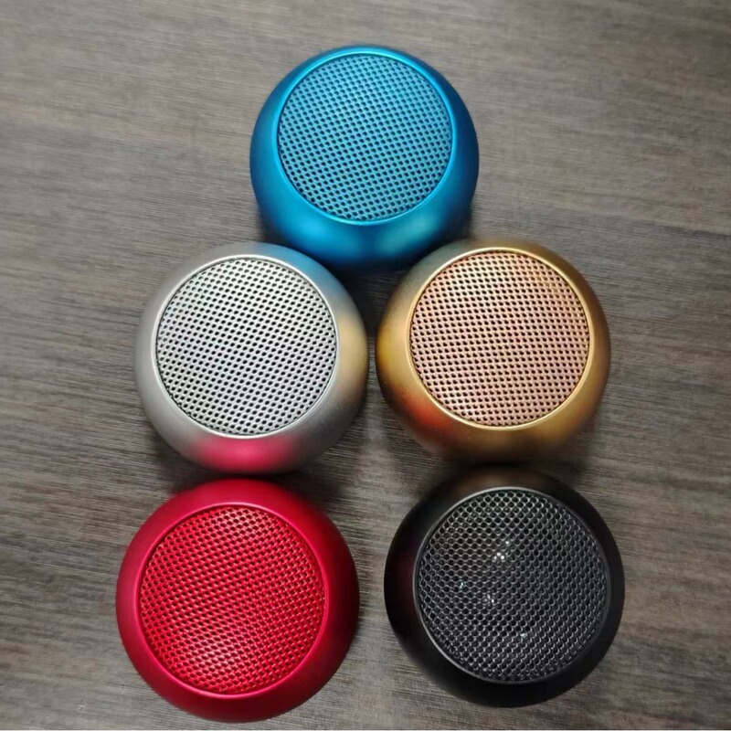 M3ソース工場直販自慢メッキmini bluetoothスピーカー携帯スピーカーロゴマカロン色|undefined