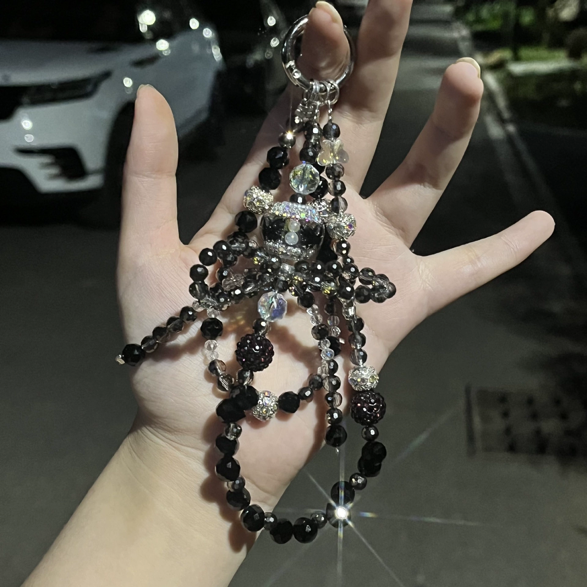 [Дизайнерская модель] Medusa diy мобильный телефон цепочка бисерный роскошный кулон новая прямой эффект трансляции живой шоу фабричное прямые продажи