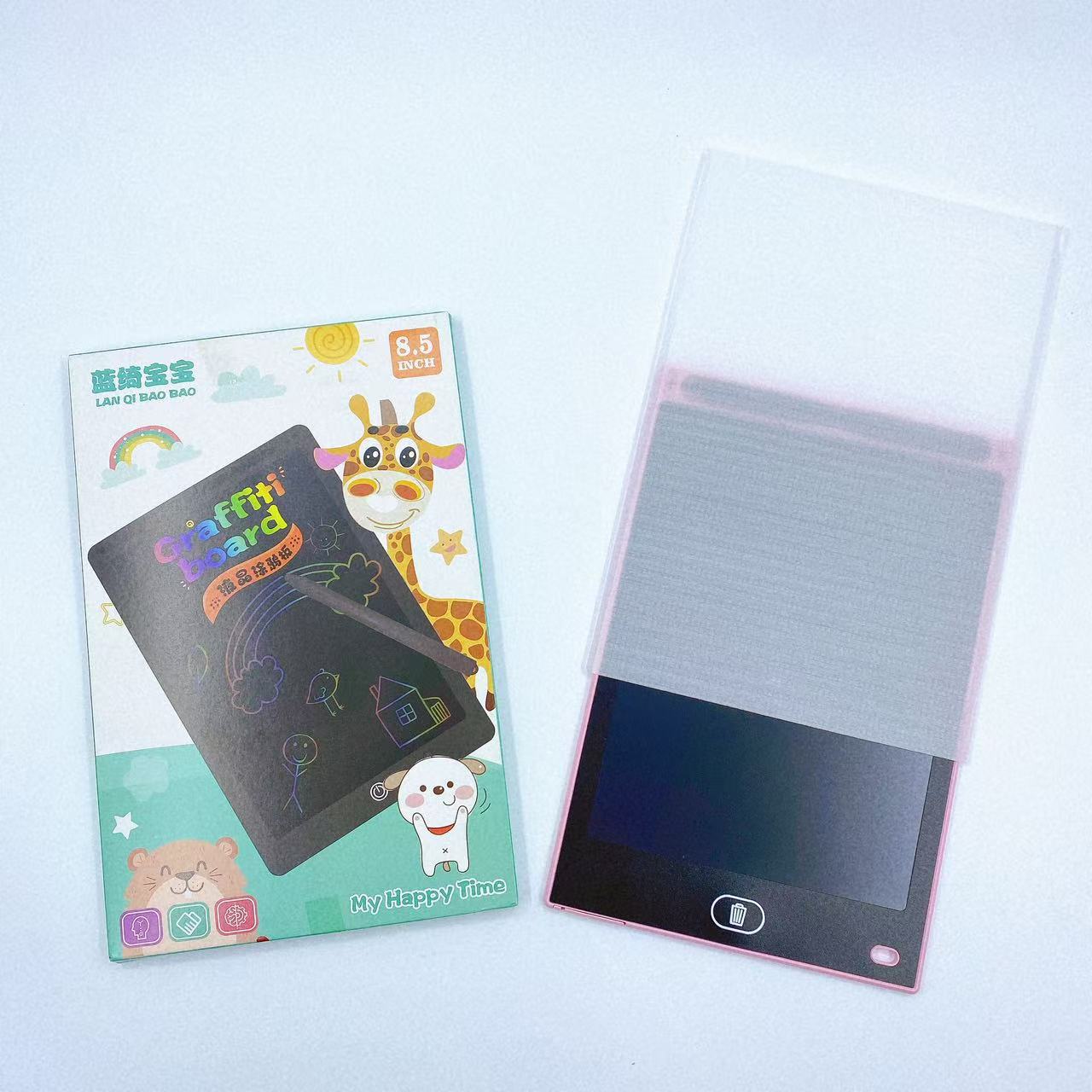 Tablero de graffiti LCD para niños de 8,5 pulgadas tablero de escritura puede eliminar tablero de pintura LCD para niños regalos tablero de pintura electrónica