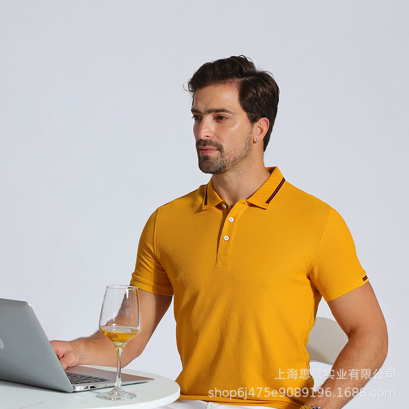 夏季短袖工作服T恤定制LOGO华为工衣广告文化POLO衫厂服订做印字