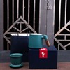 Ceramic cup With cover originality Matte Three Gift box packaging tea utensils Office personal Tea separate Mug