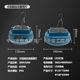 Super bright solar rechargeable camping lights outdoor emergency night market large capacity small household led mobile outdoor super long