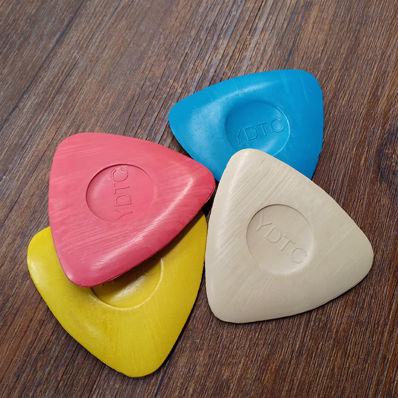 Corte de bricolaje al por mayor con piezas triangulares, color al contado, polvo de pintura de tiza de sastrería no frágil, 4 piezas