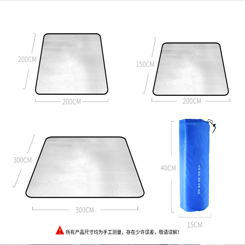 防湿マット屋外テント防水涼しさ多くの人が、折り畳み可能な公園座布団付きのピクニックマットを厚くしている
