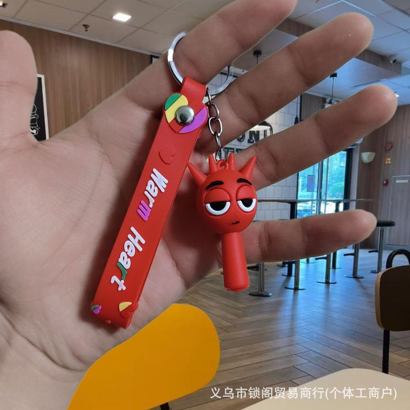 跨境爆款公仔钥匙扣学生包包公仔挂件游戏节奏公仔挂件钥匙链礼品|undefined